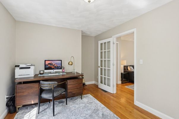 Home Office, Interior, Wood Texture Flooring