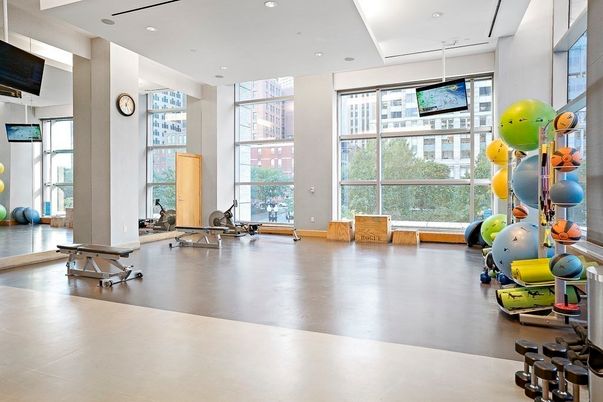 Fitness Equipment, Interior, Recessed Lighting