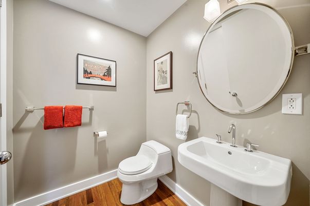 Bathroom, Interior, Wood Texture Flooring