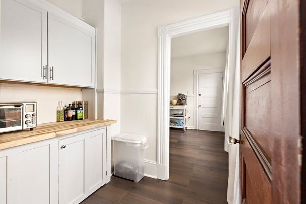 Interior, Kitchen, Wood Texture Flooring