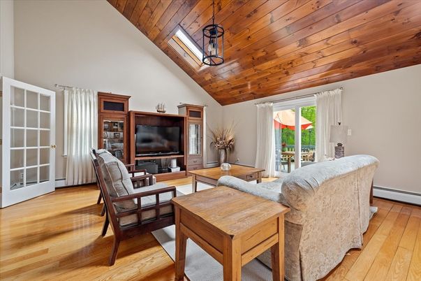 Interior, Living room, Wooden Ceilings, Wood Texture Flooring