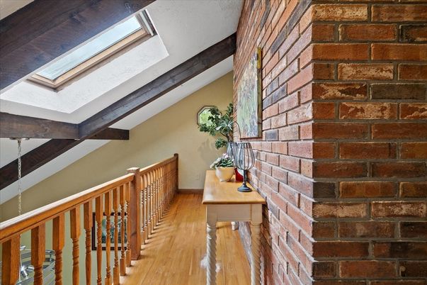 Interior, Stone Walls, Wood Texture Flooring