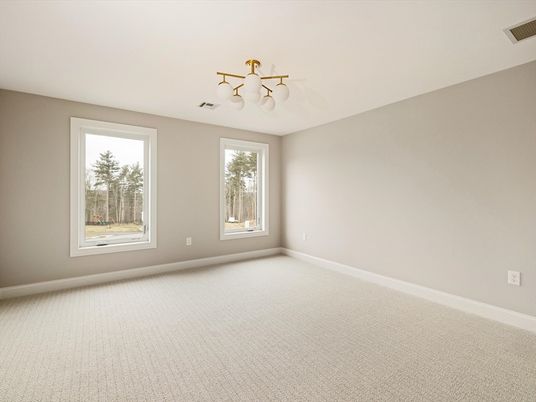 Chandelier, Empty room, Interior