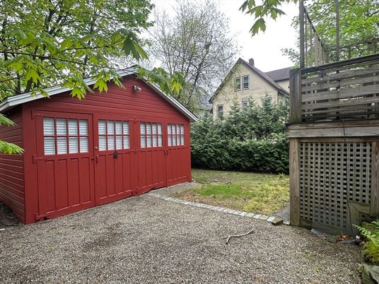 Backyard, Detached Garage, Exterior