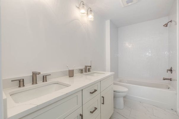Bathroom, Dual Sink Vanities, Interior, Marble