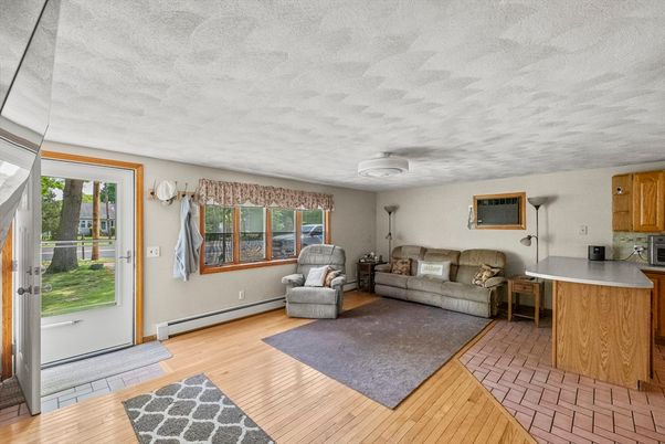 Interior, Kitchen, Living room, Wood Texture Flooring