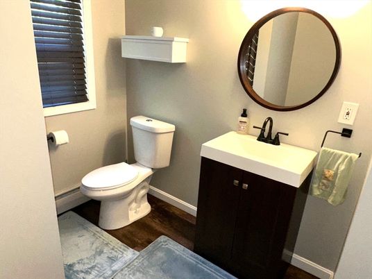 Bathroom, Interior, Wood Texture Flooring