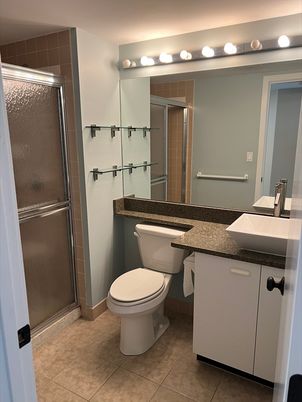Bathroom, Glass Shower, Interior