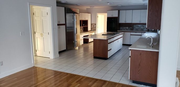 Interior, Kitchen, Wood Texture Flooring