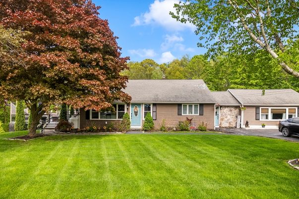 Attached, Backyard, Exterior, Facade, Cape Cod
