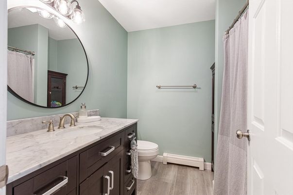 Bathroom, Interior, Wood Texture Flooring