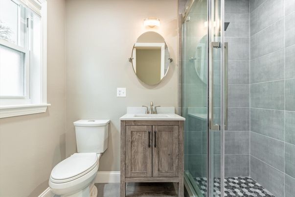 Bathroom, Glass Shower, Interior