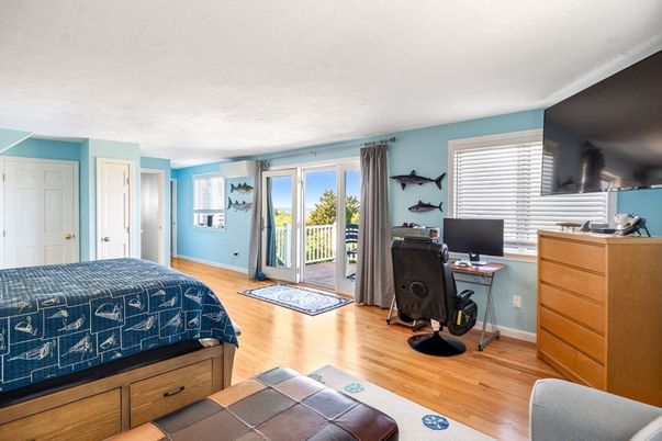 Bedroom, Home Office, Interior, Wood Texture Flooring