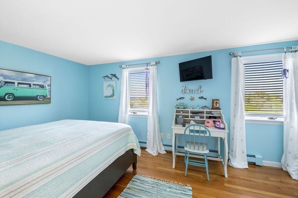 Bedroom, Home Office, Interior, Wood Texture Flooring