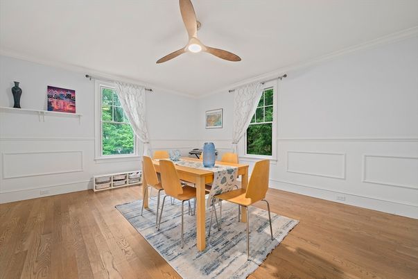 Dining room, Interior, Wood Texture Flooring