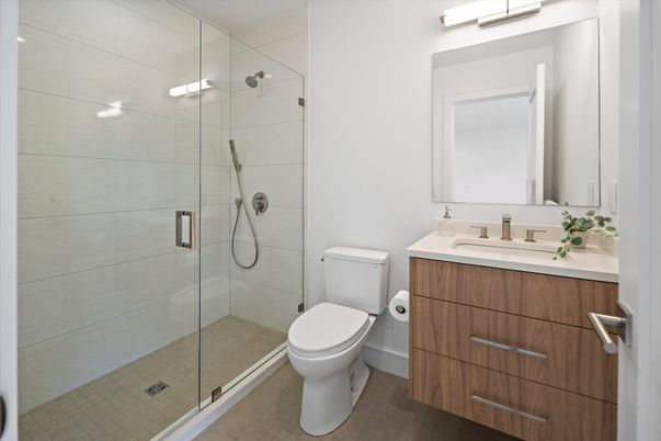 Bathroom, Glass Shower, Interior