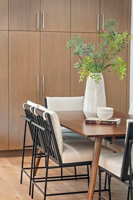 Dining room, Interior, Wood Texture Flooring