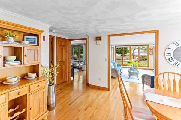 Dining room, Interior, Wood Texture Flooring