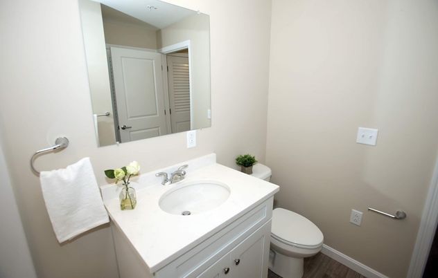 Bathroom, Interior, Wood Texture Flooring
