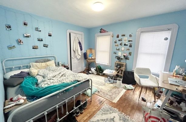 Bedroom, Interior, Wood Texture Flooring