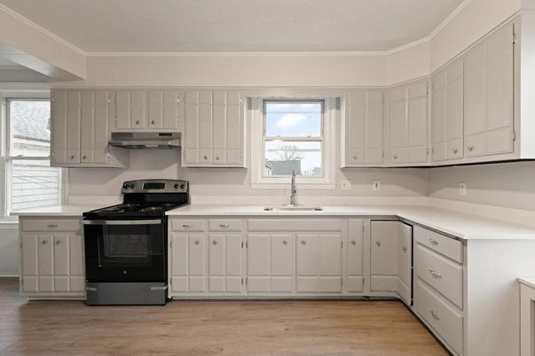 Interior, Kitchen, Wood Texture Flooring