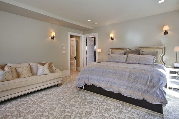 Bedroom, Interior, Recessed Lighting