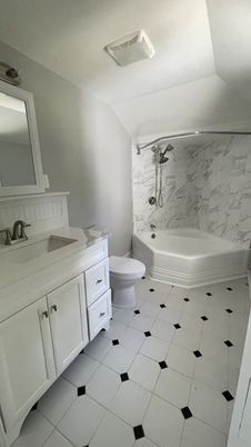 Bathroom, Interior, Marble Walls