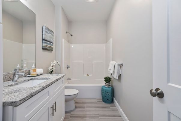 Bathroom, Interior, Wood Texture Flooring