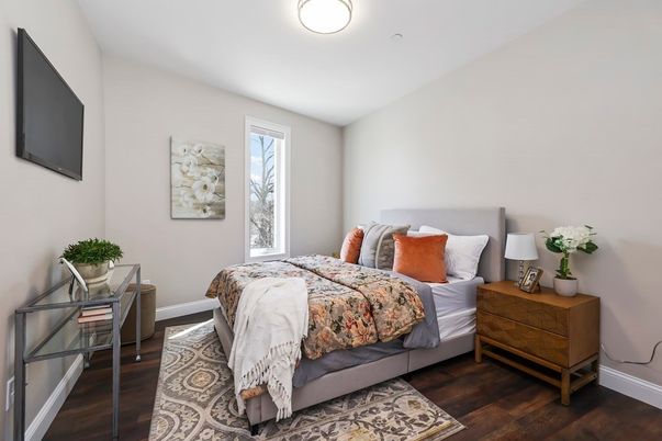 Bedroom, Interior, Wood Texture Flooring
