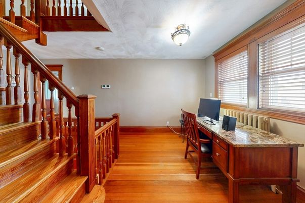 Home Office, Interior, Wood Texture Flooring