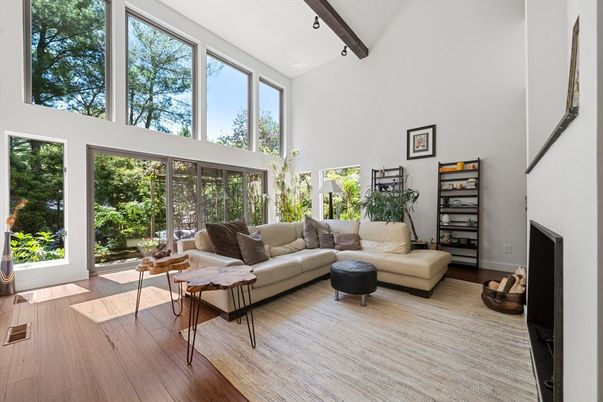 Interior, Living room, Wooden Beams, Wood Texture Flooring