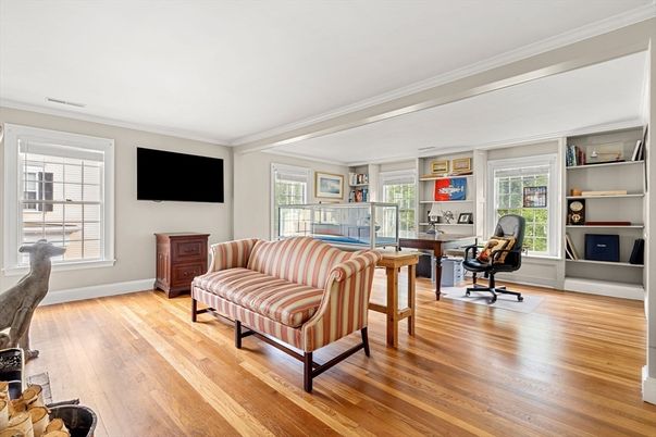 Home Office, Interior, Wood Texture Flooring
