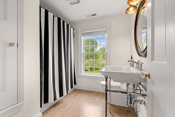 Bathroom, Interior, Wood Texture Flooring