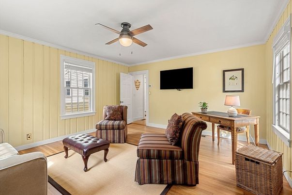 Home Office, Interior, Wood Texture Flooring