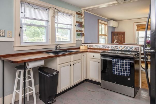 Interior, Kitchen, Wood Texture Flooring