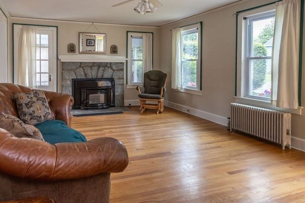 Fireplace, Interior, Wood Texture Flooring