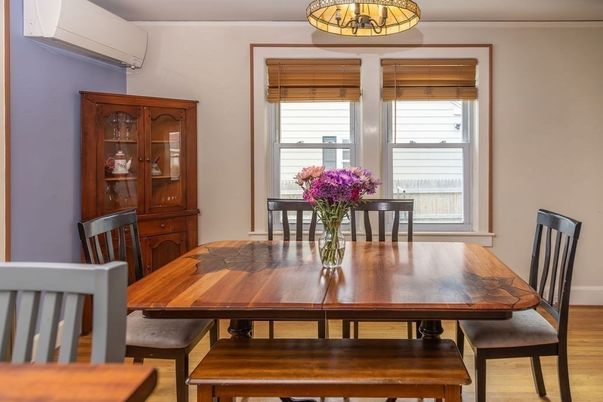 Dining room, Interior, Wood Texture Flooring