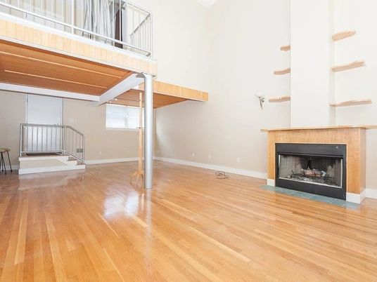 Fireplace, Interior, Wood Texture Flooring