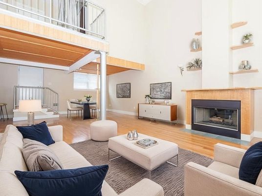 Dining room, Fireplace, Interior, Living room, Wood Texture Flooring