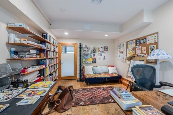 Home Office, Interior, Recessed Lighting