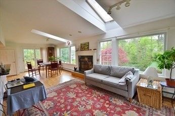 Dining room, Fireplace, Interior, Living room, Wood Texture Flooring
