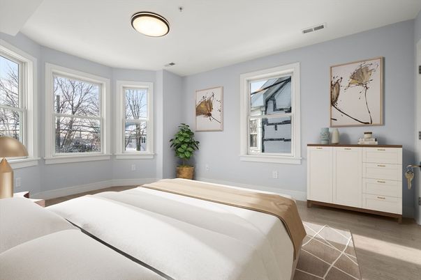 Bedroom, Interior, Wood Texture Flooring