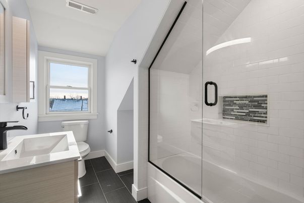 Bathroom, Glass Shower, Interior, Water