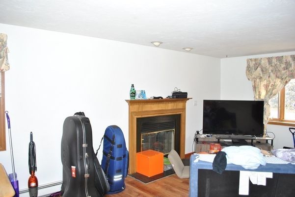 Fireplace, Interior, Wood Texture Flooring
