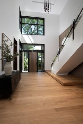 Interior, Pendant Lights, Wood Texture Flooring