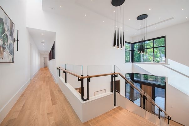 Interior, Pendant Lights, Recessed Lighting, Wood Texture Flooring