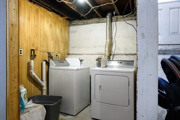 Interior, Utility Closets, Washer, Wooden Walls
