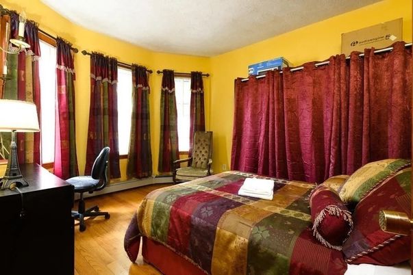 Bedroom, Home Office, Interior, Wood Texture Flooring