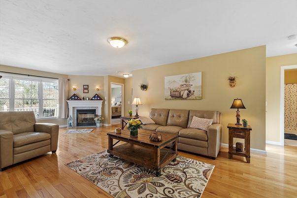 Fireplace, Interior, Living room, Wood Texture Flooring
