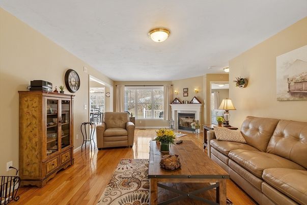 Fireplace, Interior, Living room, Wood Texture Flooring